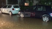 Report TV - Reshje të dendura shiu, përmbytet sërish Lezha, rrezikohen banesa