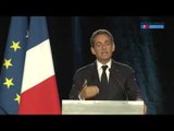 Discours de Nicolas Sarkozy à Paris