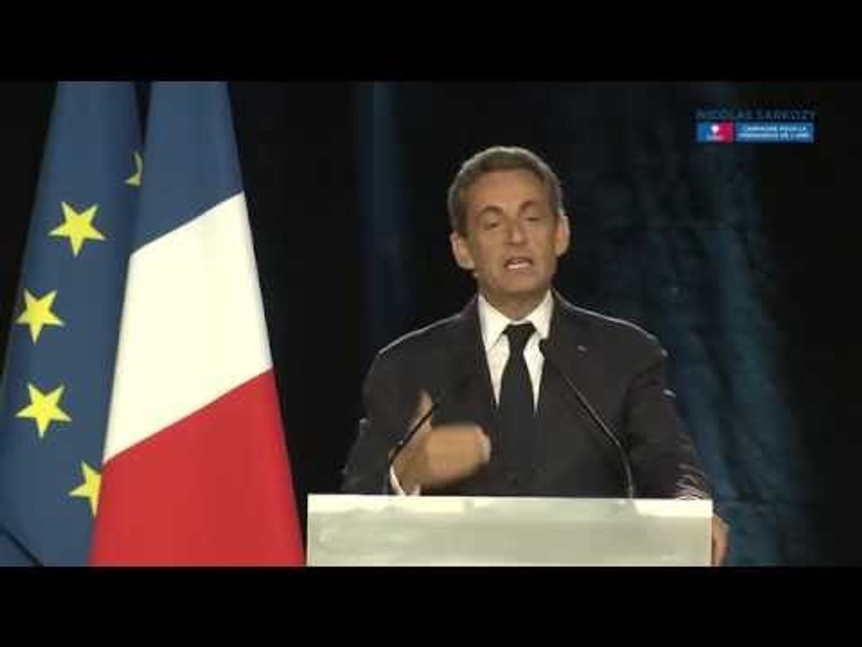 Discours de Nicolas Sarkozy à Paris