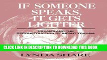 [DOWNLOAD] PDF If Someone Speaks, It Gets Lighter: Dreams and the Reconstruction of Infant Trauma