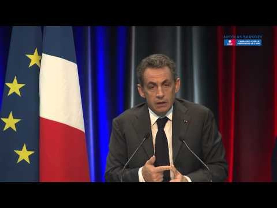 Nicolas Sarkozy en meeting à Caen