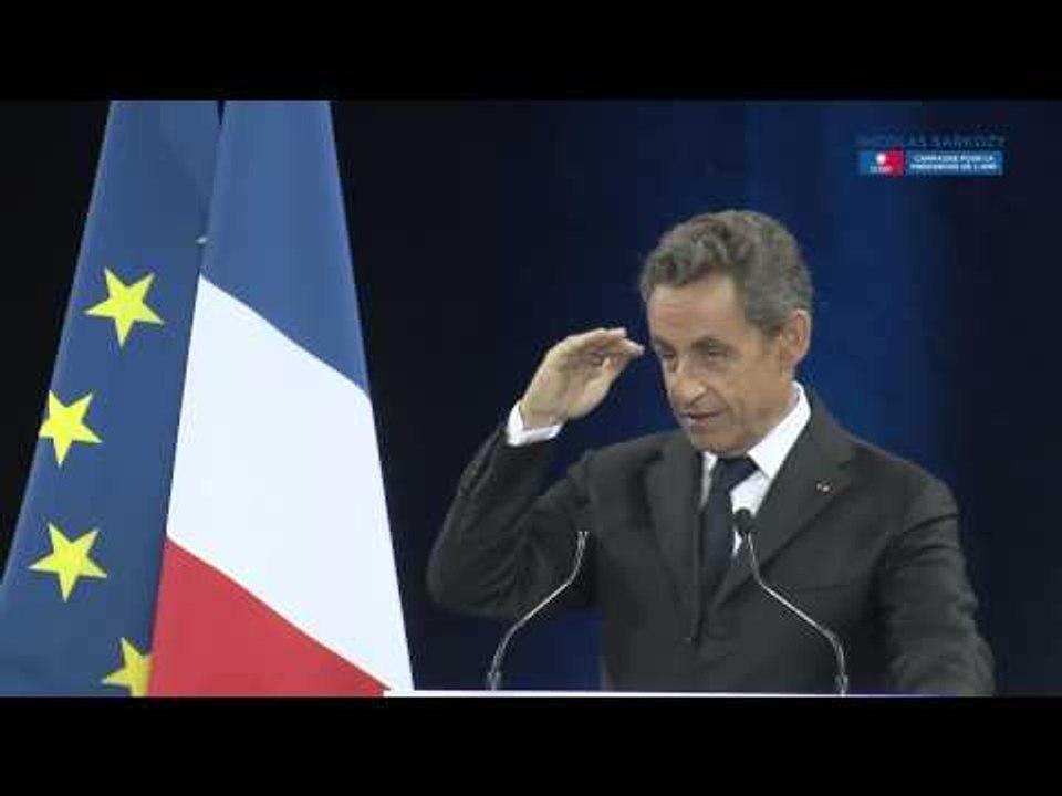 Nicolas Sarkozy en meeting à Mulhouse