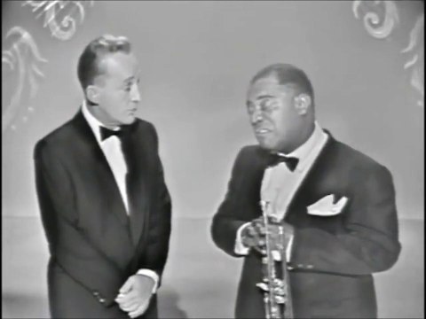 LOUIS ARMSTRONG & BING CROSBY – Basin Street Blues / Lazy Bones (1959, HD)