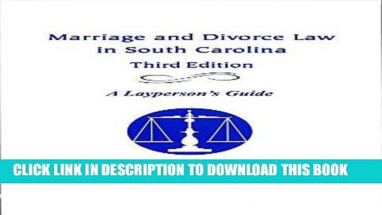 [PDF] Marriage and Divorce Law in South Carolina A Layperson s Guide