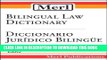 [PDF] Merl Bilingual Law Dictionary-Diccionario Juridico Bilingue Full Online