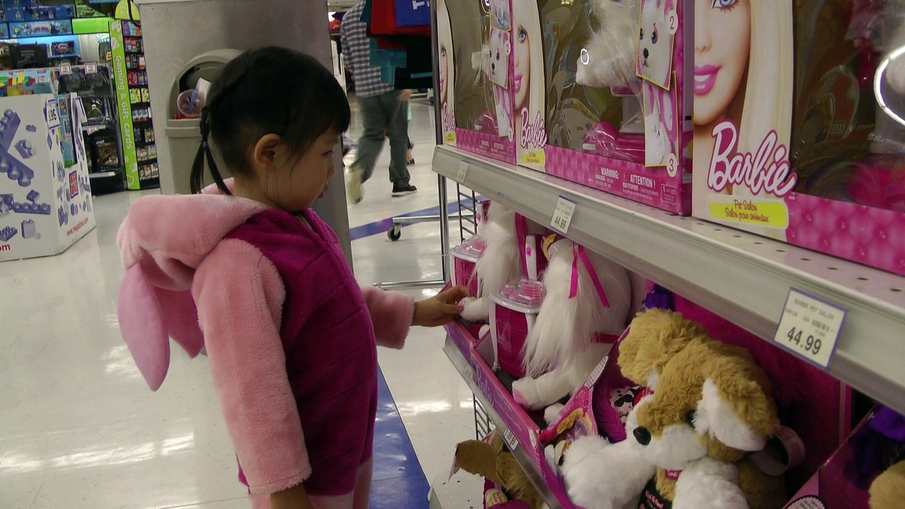 Girl At Toys "R" Us