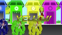 Spider Gummy Bear vs Venom Jelly Bear Epic Battle| Finger family songs collection