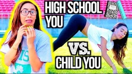 High School You Vs. Child You!
