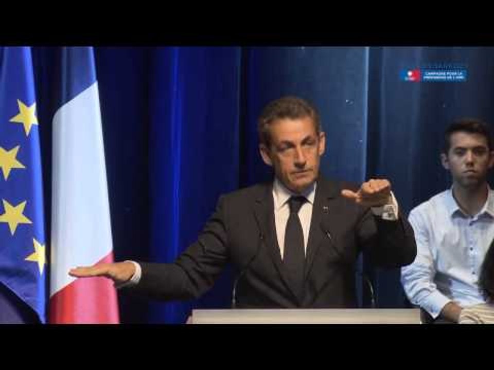 Nicolas Sarkozy : "Il faut réduire le poids des dépenses publiques"