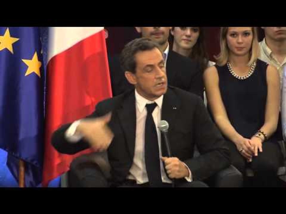 Nicolas Sarkozy : "Il faut se focaliser sur la croissance et la création de richesses"