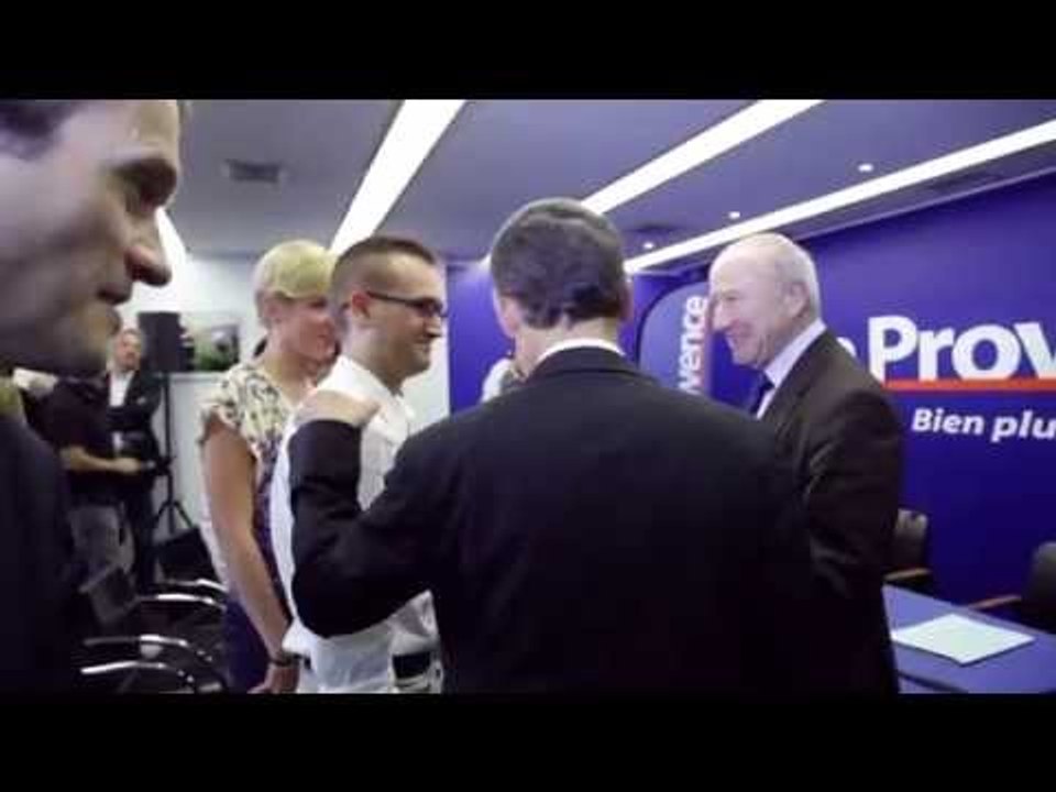 Une journée de campagne avec Nicolas Sarkozy à Marseille