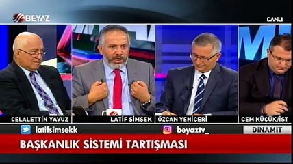 Özcan Yeniçeri ve Latif Şimşek birbirine girdi
