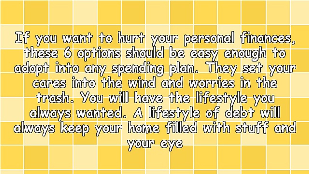 Top 6 Ways to Destroy Your Credit