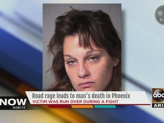 Woman behind bars after running over man in Phoenix