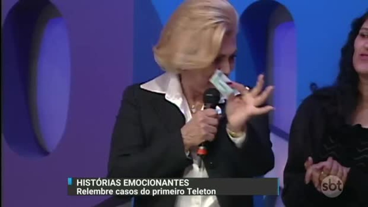 SBT Brasil relembra casos do primeiro Teleton, em 1998