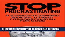 Ebook Stop Procrastinating: A straightforward manual to beat procrastination for good Free Read