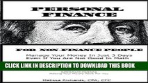 [Free Read] Personal Finance for Non-Finance People: Money Management, Financial Planning and