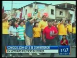 Las victorias políticas de Rafael Correa en 2009 y 2013