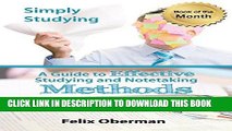 Best Seller Simply Studying: A Guide To Effective Studying and Note-taking Free Read