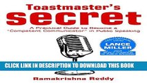Best Seller Toastmasters Secret: A Practical Guide to Become a Competent Communicator in Public