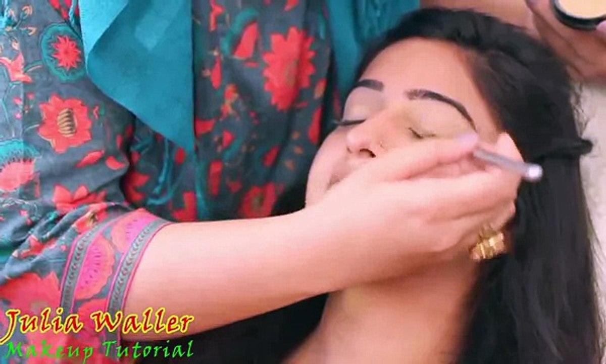Indian Pakistan Bridal Makeup Tutorial 2016 by Julia Waller - Asian Bridal Makeup(360p)