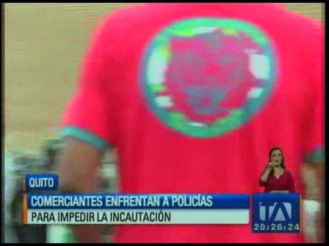 Un operativo deja varios heridos y daños materiales en Quito