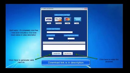 Fresh Online Credit Card Generator 2017 With CVV.