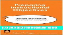 [DOWNLOAD] PDF BOOK Preparing Instructional Objectives: A Critical Tool in the Development of