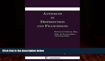 Big Deals  Antitrust in Distribution and Franchising  Best Seller Books Most Wanted