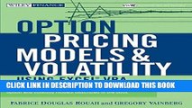 [PDF] Option Pricing Models and Volatility Using Excel-VBA Full Online