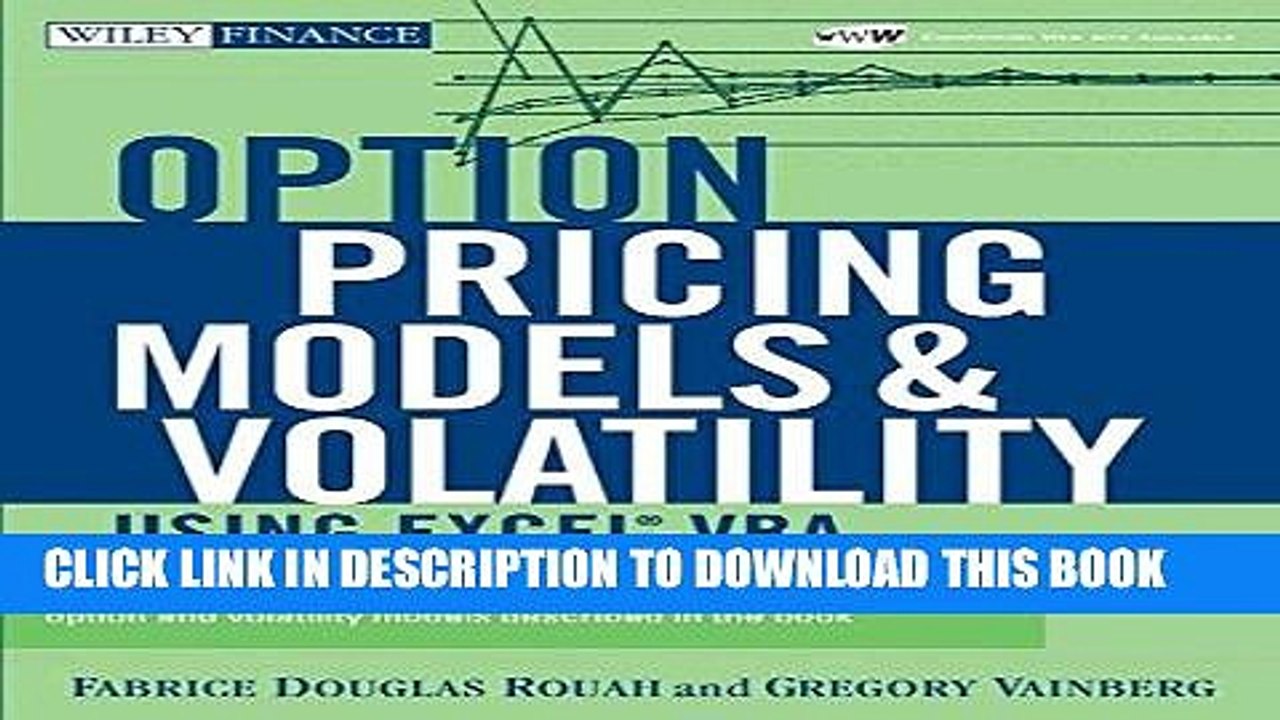 [PDF] Option Pricing Models and Volatility Using Excel-VBA Full Online