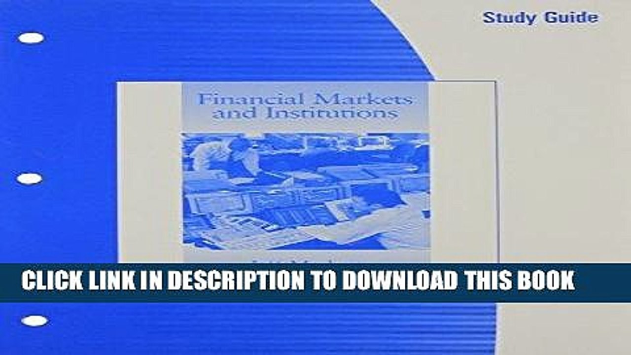 [PDF] Study Guide for Madura s Financial Markets and Institutions, 7th [Full Ebook]