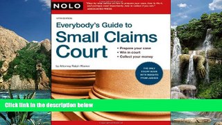 Books to Read  Everybody s Guide to Small Claims Court  Best Seller Books Most Wanted