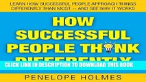 [Read] Ebook How Successful People Think Differently: Learn How Successful People Think