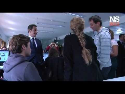 Dans les coulisses de Melty.fr et du Campus Numérique avec Nicolas Sarkozy