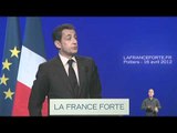 Discours de Nicolas Sarkozy à Poitiers