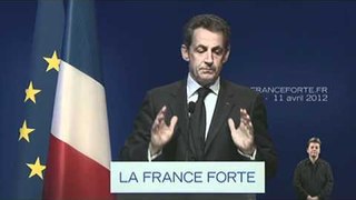 Discours de Nicolas Sarkozy devant des élus locaux