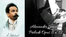 Alexander Scriabin - prélude Opus 11 n°12