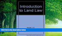 Big Deals  Introduction to Land Law  Full Ebooks Most Wanted