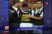 SMP: capturan a delincuentes que cumplían con arresto domiciliario