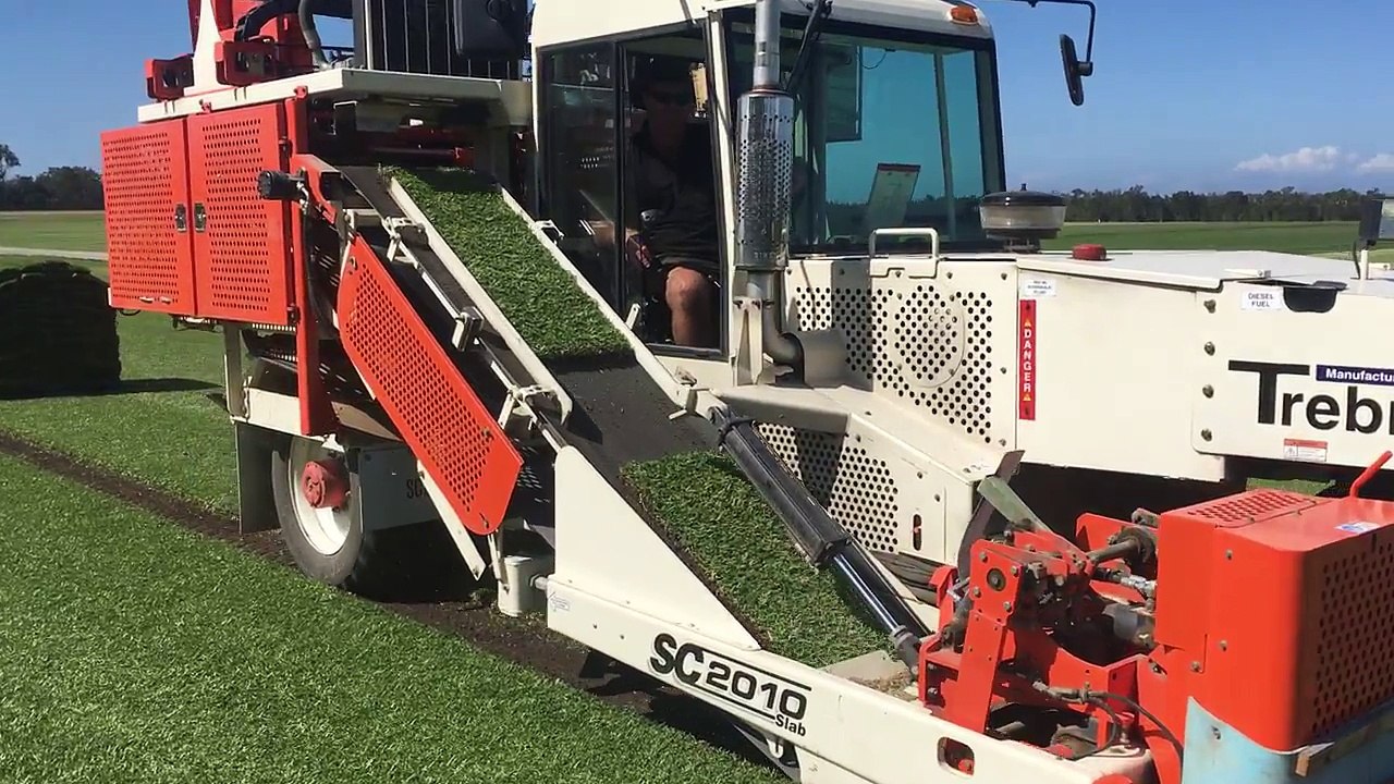 Daleys Turf New Trebro Harvester