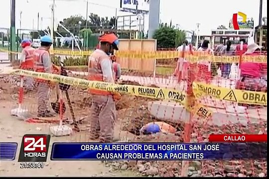 Callao: obras complican ingreso de pacientes a hospital San José