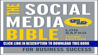 [Free Read] The Social Media Bible: Tactics, Tools, and Strategies for Business Success Free