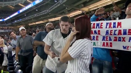 Rater sa demande en mariage devant des millions de gens