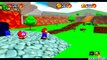 Super Mario 64-Course 1-Bob-Omb Battlefield-Big Bob-Omb on the Summit-Star 1