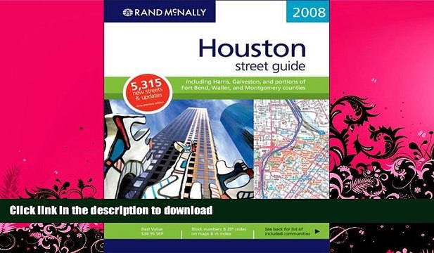 FAVORITE BOOK Rand McNally Houston Street Guide: Including Harris, Galveston, and Portions of