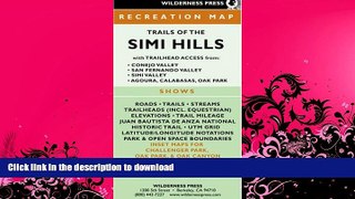 GET PDF  MAP Trails of the Simi Hills FULL ONLINE