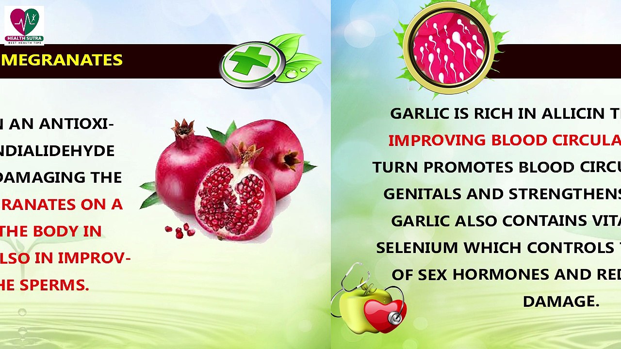 Top Foods that Increase Sperm Count - Health Sutra