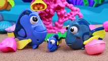 BABY DORY! Finding Dory Story With Baby Kid Dory & Parents Disney Finding Nemo Sequel   Hank