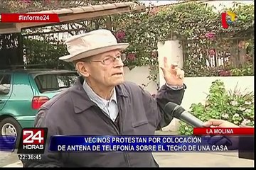 Informe 24: vecinos de La Molina continúan preocupados por antena de telefonía